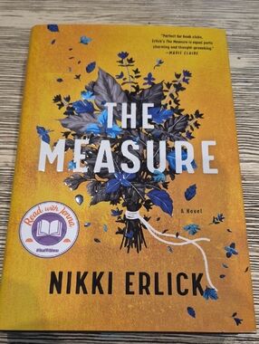 The Measure by Nikki Erlick - Yellow & Blue Hardcover